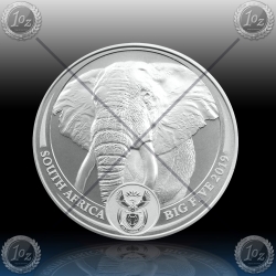 1oz JUŽNA AFRIKA 5 Rand 2019 (The Big Five - ELEPHANT) BU